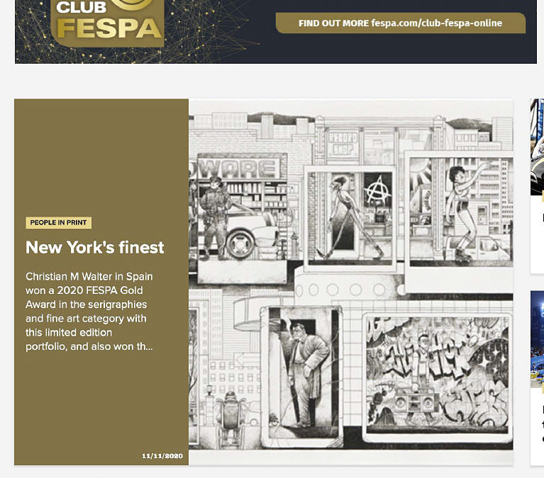 New York’s finest: Interview with FESPA Club Magazine