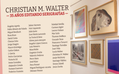 “35 years editing silkscreen prints”, our exhibition in Malaga, open until 15 February.